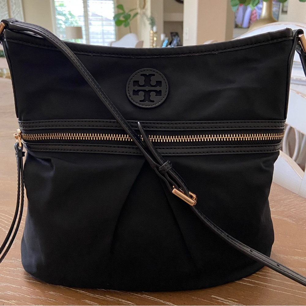Tory Burch black Nylon Crossbody